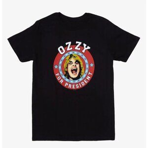 Ozzy Osbourne Ozzy For President T-Shirt Funny Rock Graphic Tee Vintage Metal 17
